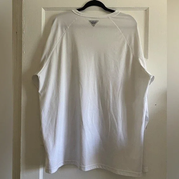 Columbia Mens PFG White Long Sleeve Fishing Shirt - Picture 4 of 15